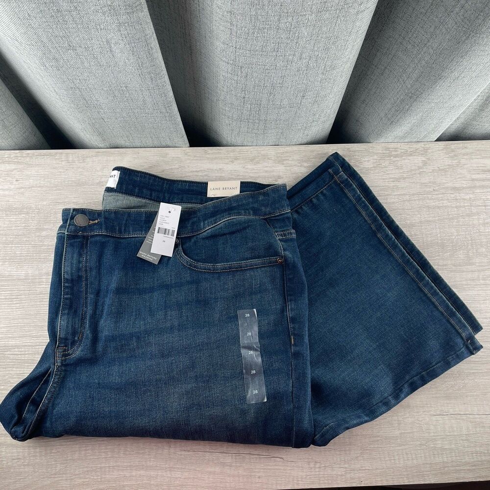 New Lane Bryant Plus Size Mid Rise Signature Bootcut Jeans Size 28 NWT Stretch